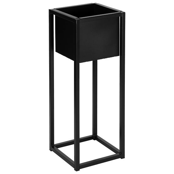 Loftový květináč Concove 60 cm černý