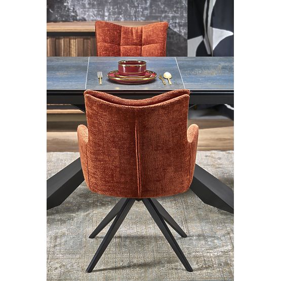 LUCIANO rozkládací stůl, deska: modrý mramor (2p=1ks)