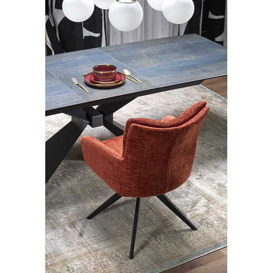 LUCIANO rozkládací stůl, deska: modrý mramor (2p=1ks)