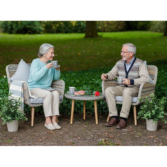 Malá balkonová sada z technoratanu BELICCO