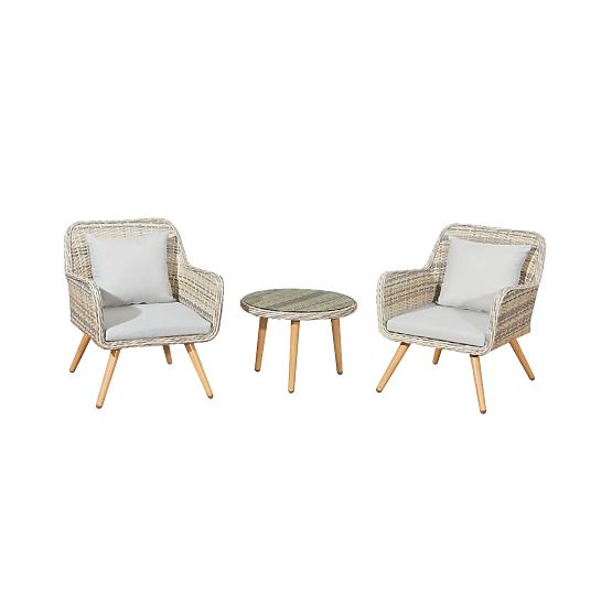 Malá balkonová sada z technoratanu BELICCO