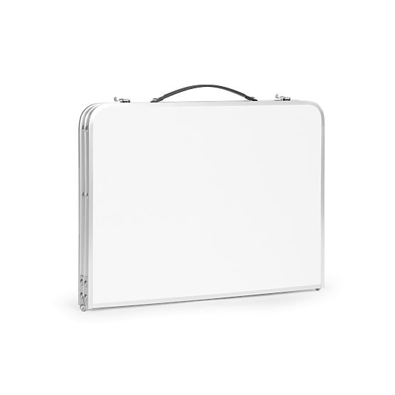 Malý turistický skládací piknikový stůl 60x40 cm bílý MultiGarden