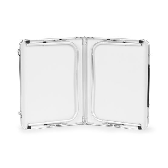 Malý turistický skládací piknikový stůl 60x40 cm bílý MultiGarden