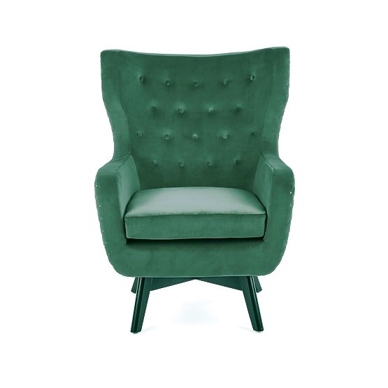 MARVEL relaxační křeslo tmavě zelené / černé