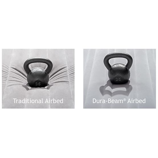 Matrace postel 236x152cm s pumpou pro 2 osoby DELUXE 64448ND