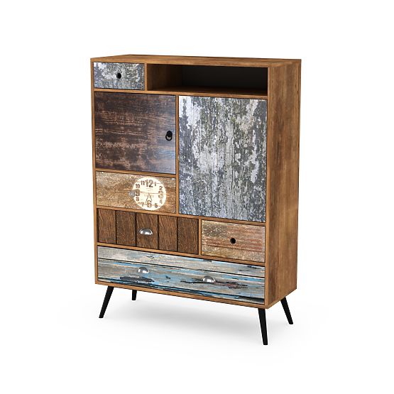 MEZO KM4 komoda vícebarevná (2p=1ks)