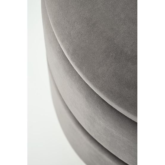 MINTY pufa šedá / zlatá (1p=1ks)