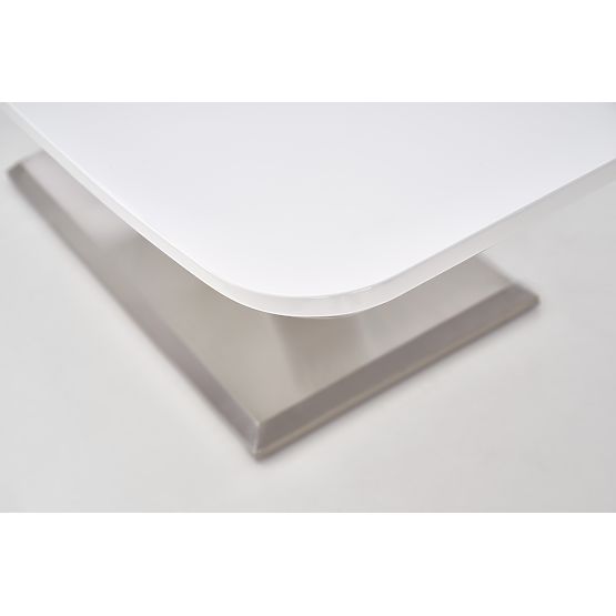 MISTRAL bílý lesklý stůl 