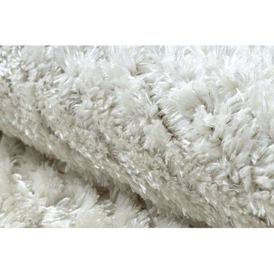 Moderní koberec MODE 00052 linky, geometrická krémová