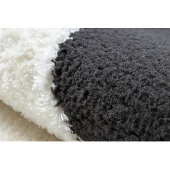 Moderní koberec MODE 8531 abstrakce krémová / černá