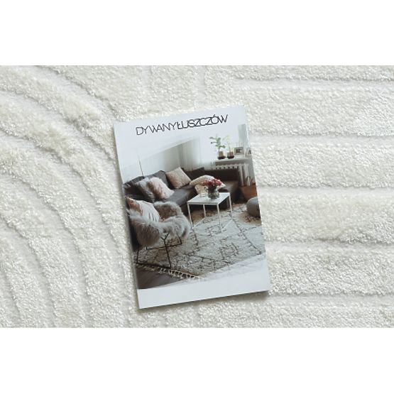 Moderní koberec MODE 8586 geometrická krémová