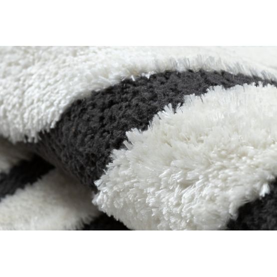 Moderní koberec MODE 8629 mušle krémová / černá