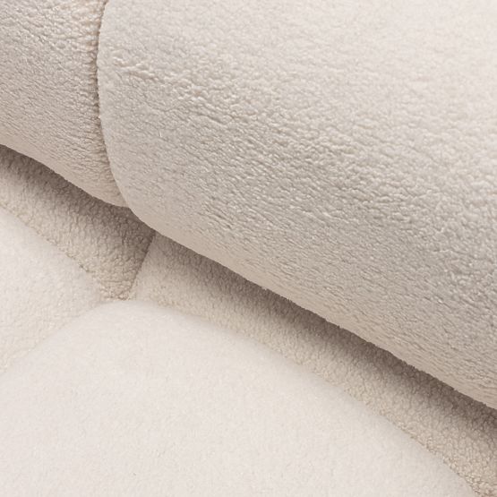 Modul levostranný Fluf Big světle béžový, boucle