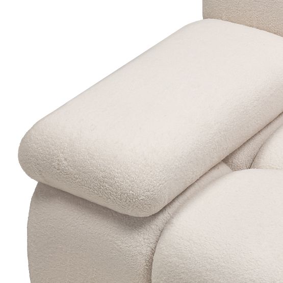 Modul levostranný Fluf Big světle béžový, boucle