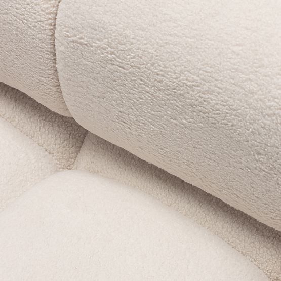 Modul levostranný Fluf Big světle béžový, boucle