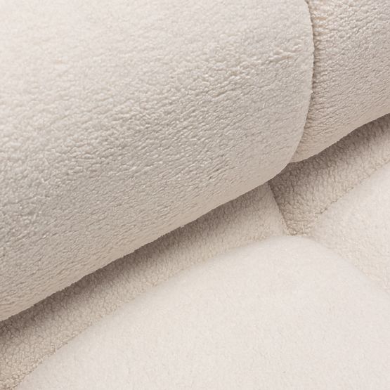 Modul pravostranný Fluf Big světle béžový, boucle