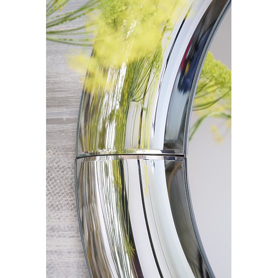 MOON nástěnné zrcadlo, stříbrné 