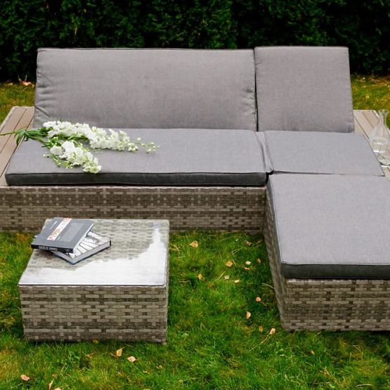 Multifunkční postel z technoratanu DIABOLICO