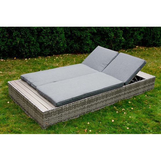 Multifunkční postel z technoratanu DIABOLICO