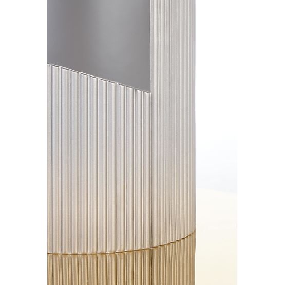 MUSCAT rozkládací stůl deska - šedý mramor, noha - světle šedá / zlatá (3p=1ks)