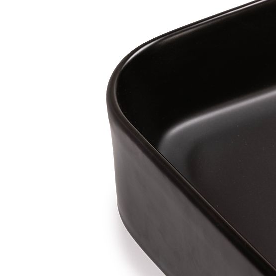 Nábytkové umyvadlo Carre 60 cm, černé