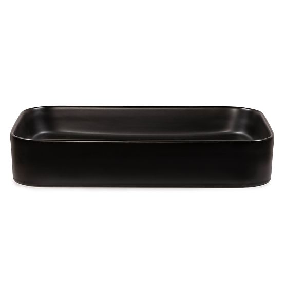 Nábytkové umyvadlo Carre 60 cm, černé