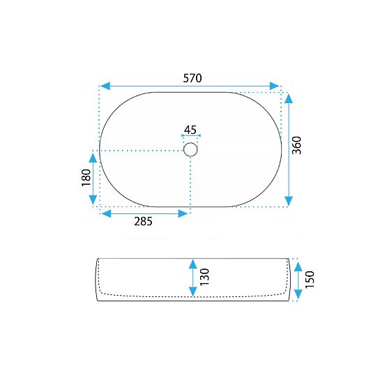 Nábytkové umyvadlo Rea Alma