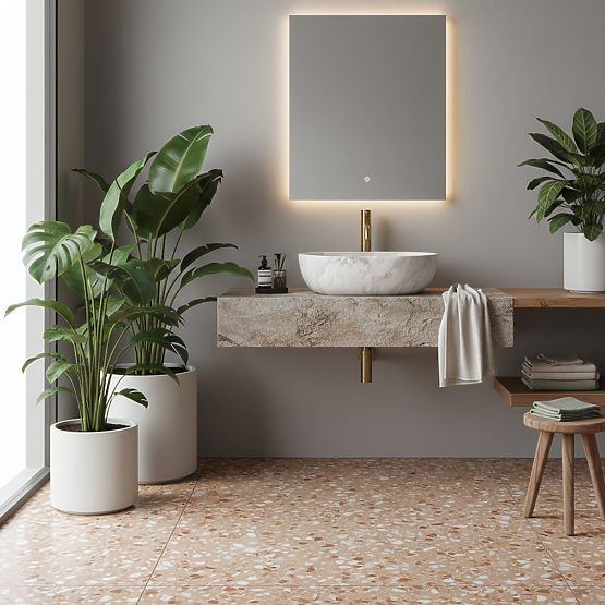 Nábytkové umyvadlo REA Amelia ASH MATT