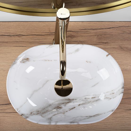 Nábytkové umyvadlo Rea AMELIA MINI AIAX SHINY