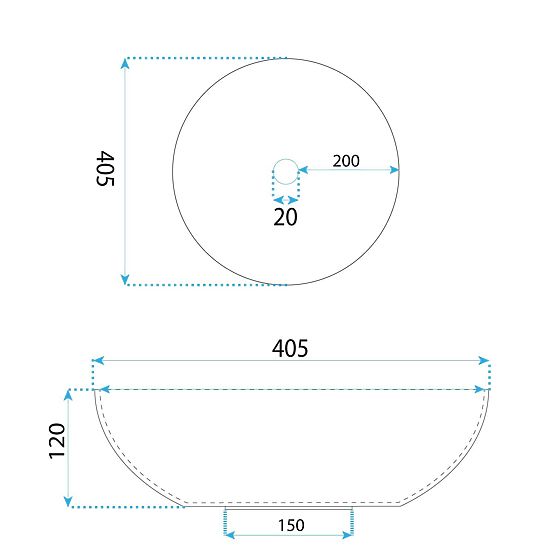 Nábytkové umyvadlo Rea ANIKA