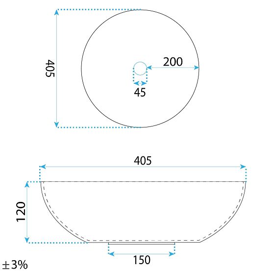 Nábytkové umyvadlo Rea ANIKA