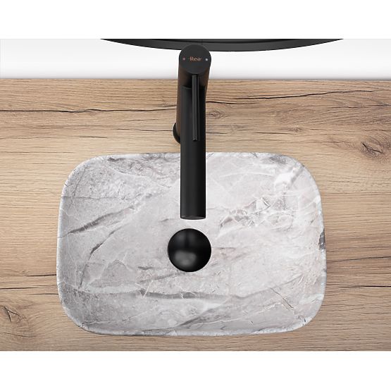 Nábytkové umyvadlo Rea Belinda mini stone matt