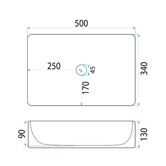 Nábytkové umyvadlo Rea Fiorella