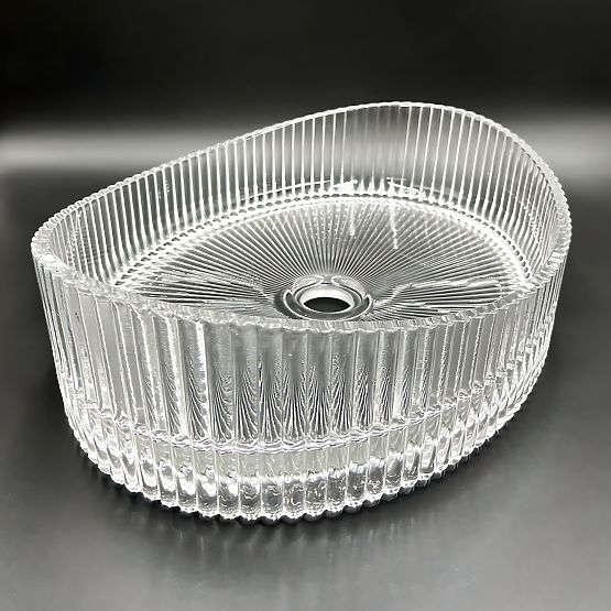 Nábytkové umyvadlo Rea Harper Transparentní