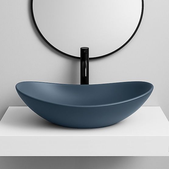 Nábytkové umyvadlo Rea Royal Blueberry Matt