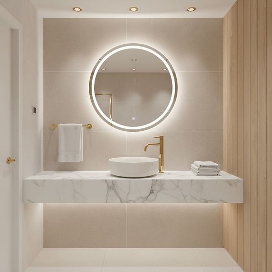 Nábytkové umyvadlo Rea SAMI ECRU SHINY