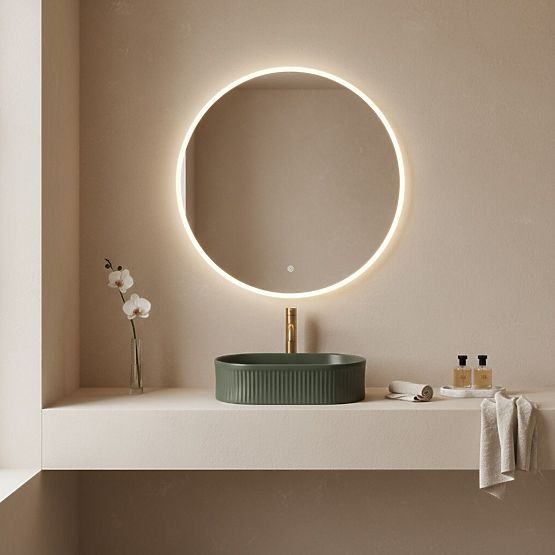 Nábytkové umyvadlo Rea Vanda Olive Matt