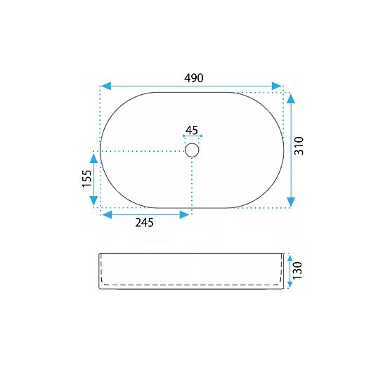 Nábytkové umyvadlo Rea Vanda