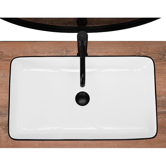 Nadčasové umyvadlo Denis Black Edge