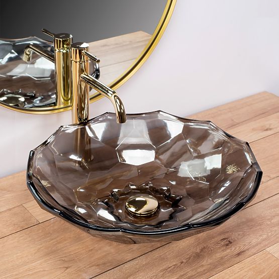 Nadčasové umyvadlo REA ARCTIC BLACK