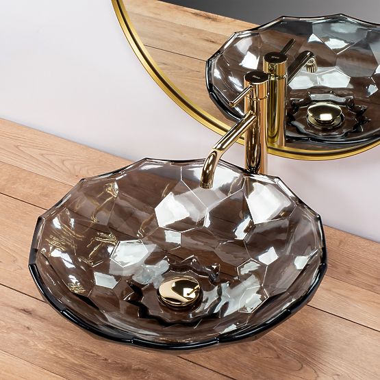 Nadčasové umyvadlo REA ARCTIC BLACK