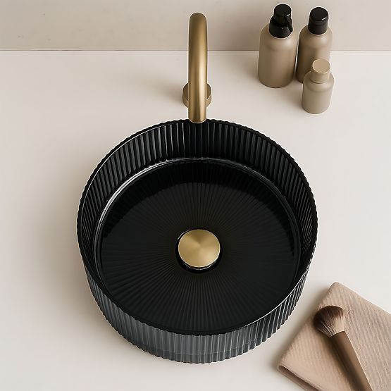 Nadčasové umyvadlo Rea Ingrid 36 Black