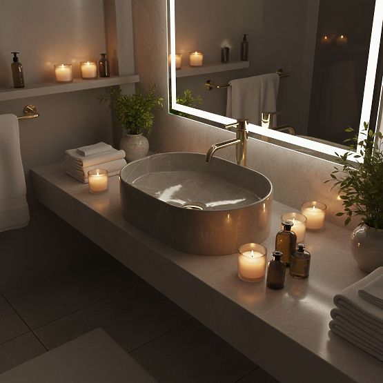 Nadčasové umyvadlo Rea Nadia 50 Kashmir