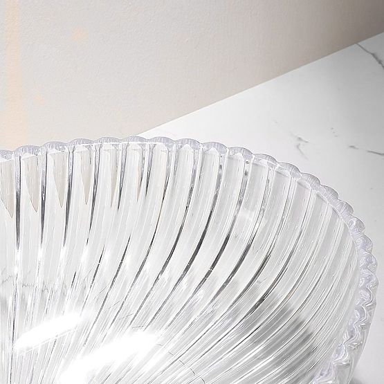 Nadčasové umyvadlo Rea Nicole Transparentní