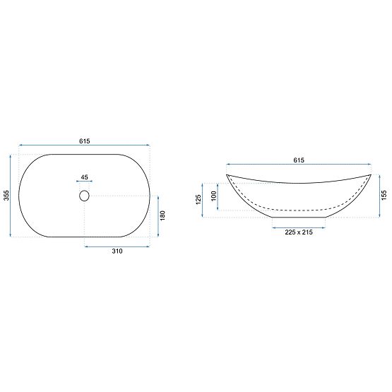 Nadčasové umyvadlo Rea Royal Powder Pink Matt