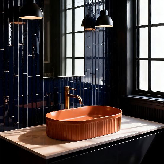 Nadčasové umyvadlo Rea Vanda Cinnamon Matt