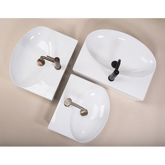 Nadstolní / nástěnné umyvadlo Rea Kim 60