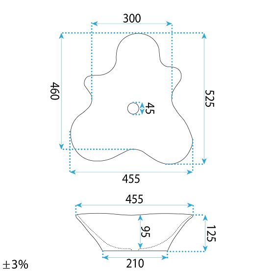 Nadstolní umyvadlo Rea IZOLDA