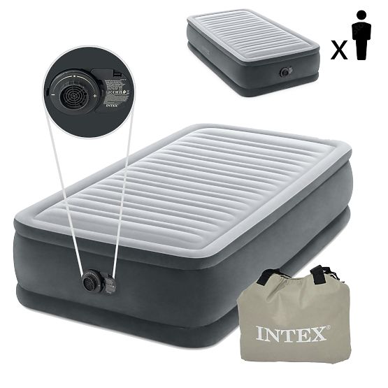 Nafukovací matrace 191x99 cm s pumpou jednolůžková INTEX DELUXE 64412ND