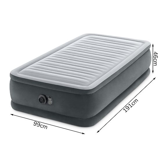 Nafukovací matrace 191x99 cm s pumpou jednolůžková INTEX DELUXE 64412ND